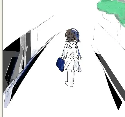 静かに進む道