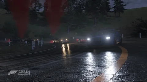 雨夜のドリフト