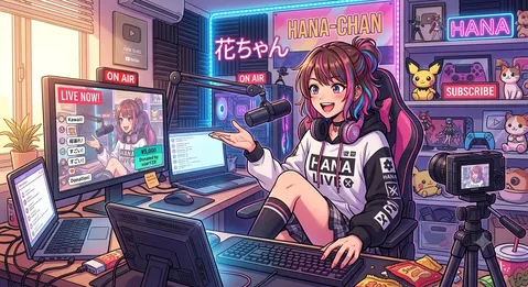配信部屋の妖精さん