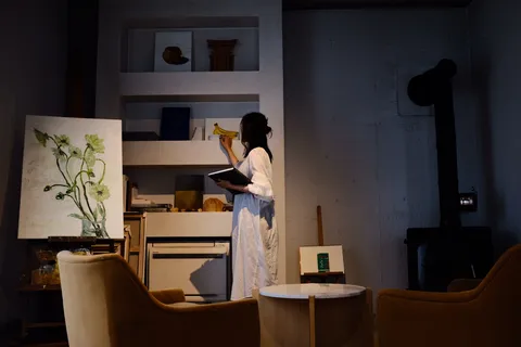 静寂のアトリエ、創作のひととき