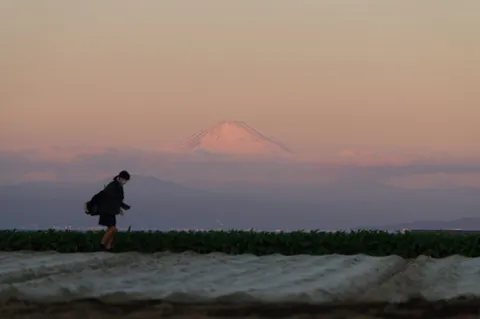 黄昏と白き峰、旅路の残像