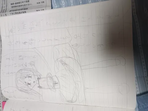 寝転がりながら描いた夢日記