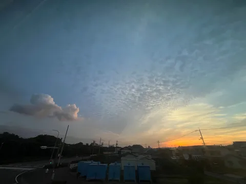 雲が描く幻想的な空模様