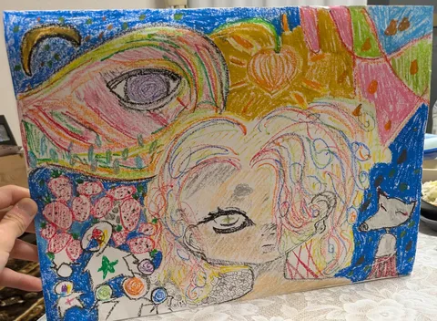 虹色の夢を紡ぐ一枚