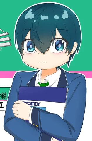 未来へ向かう、青い制服の少年