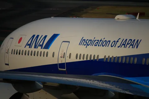 ANA機の静かな横顔