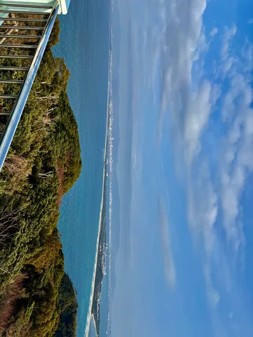 青い海と空の境界線