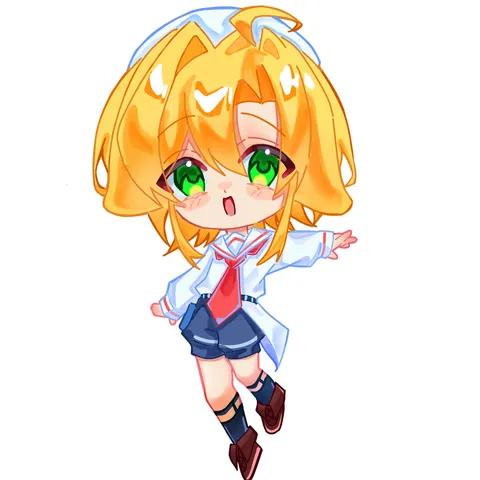 元気いっぱいのちびキャラ