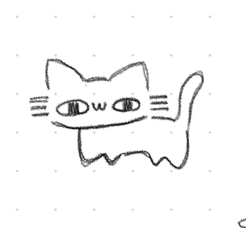 ゆるふわ落書きにゃんこ