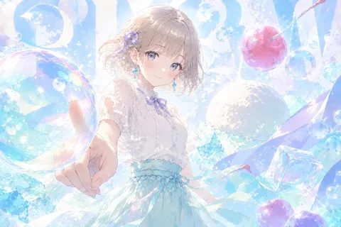 透明な夢と戯れる少女