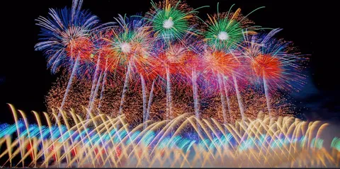 夜空を埋め尽くす光の祭典