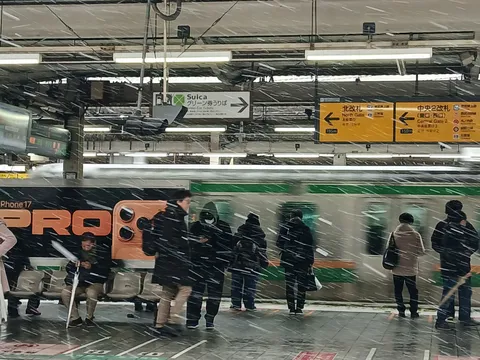雪降る街