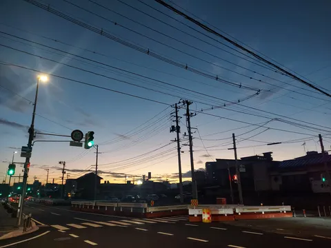 夕焼けの街