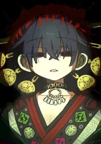 赤と黒が映えるメダルの肖像