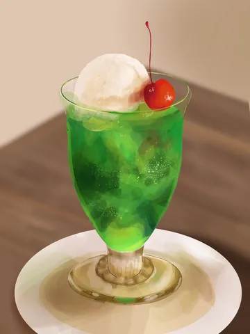 甘く弾ける緑の誘惑