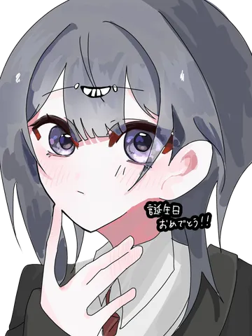 ほっこり誕生日の表情