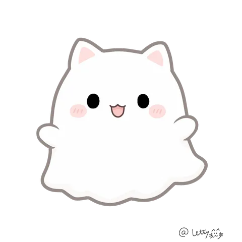 おばけ？猫？どっちも可愛い