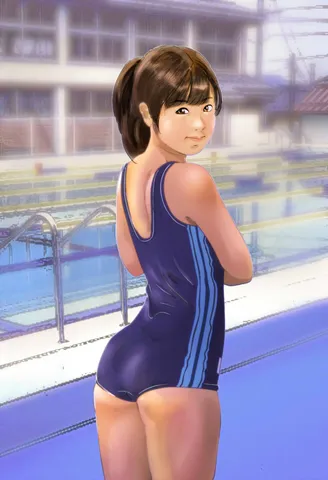 振り返る夏の視線