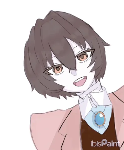 覗き込む太宰治