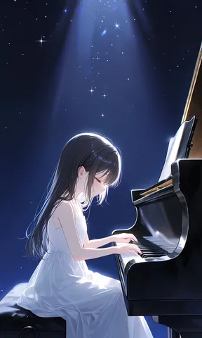 星降る夜のピアノ