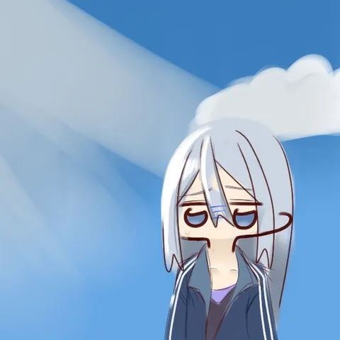 青空と日差し、憂鬱な私
