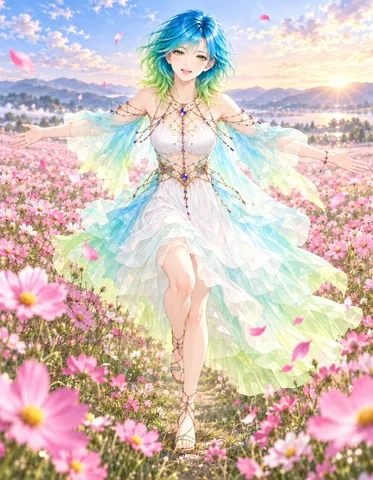 花びらの向こうの光景