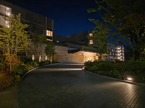 夜の静寂、光の誘い