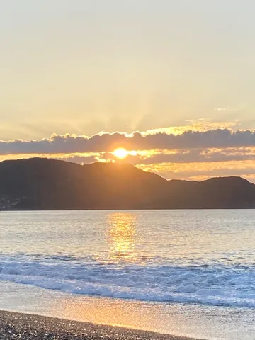 空と海が溶け合う、神々しい光景