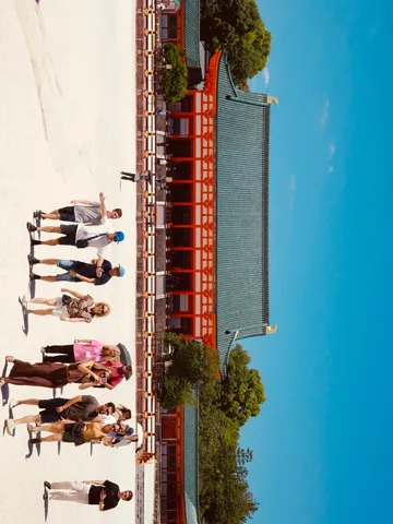 映える古都の集合写真
