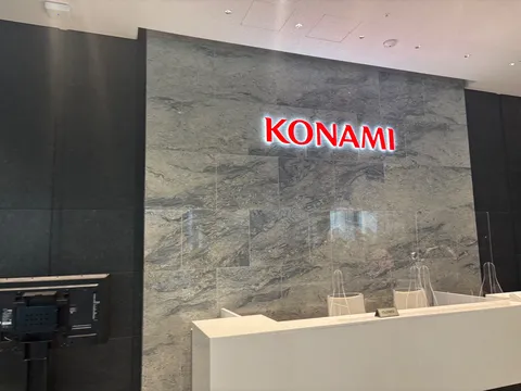 KONAMI本社、静かな受付