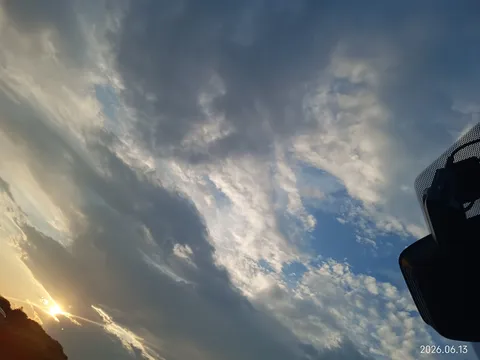 夕暮れのドラマチックな雲海