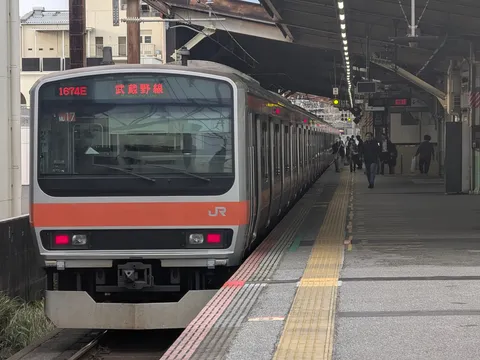 武蔵野線の駅、旅の始まり