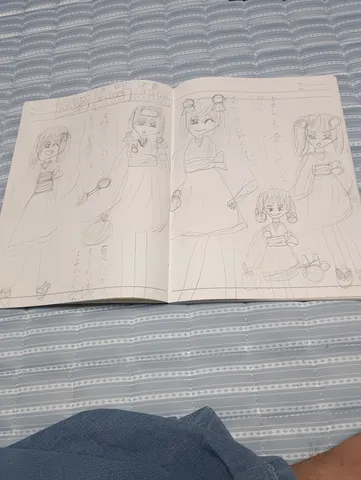 夏休みの絵日記帳