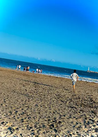 夏の終わりの潮風ラン