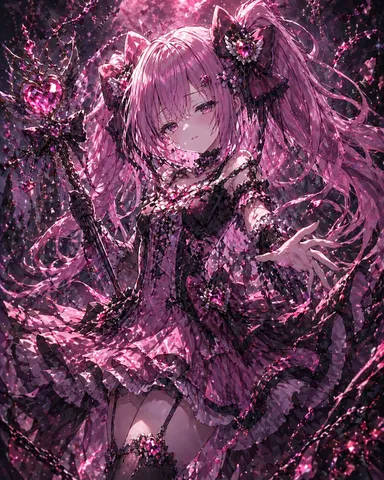 闇夜に咲く、薔薇色の魔法