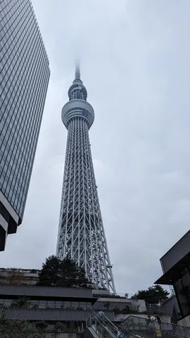 未来都市にそびえるタワー