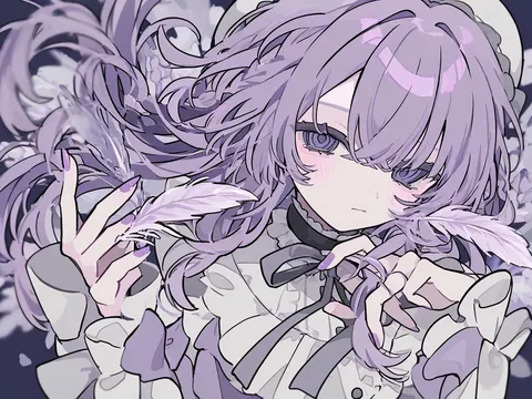 紫の余韻に包まれて