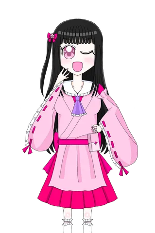 ウインクと笑顔でノリノリ！