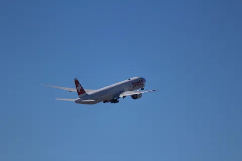 青空を独り占めするSWISS