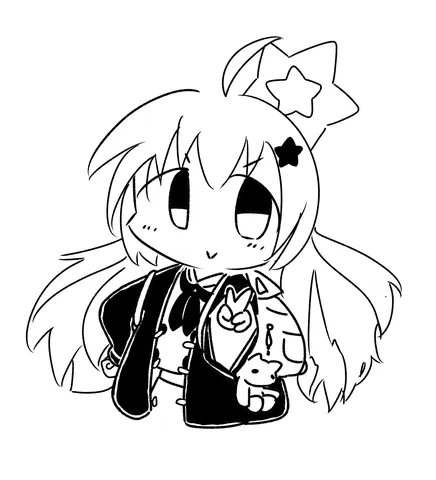 星の帽子と柔らかな笑顔
