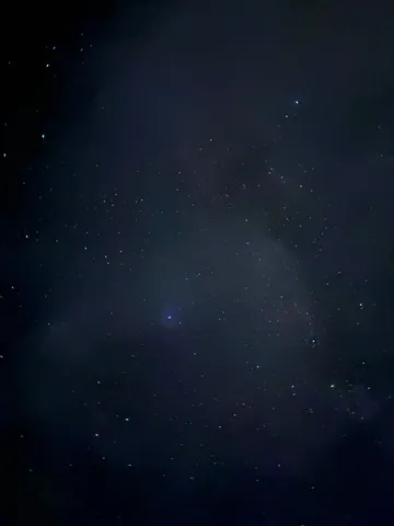 真夏の夜の星空