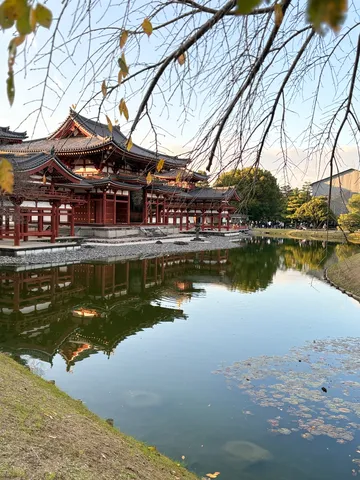 水鏡に映る古都の風景