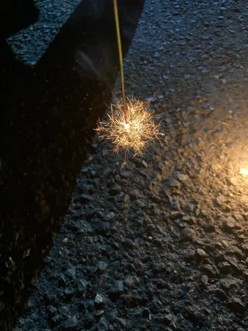 線香花火の儚い光