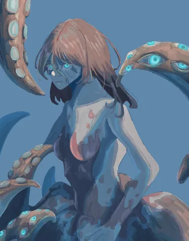 海の謎を映す少女