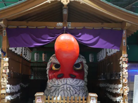 迫力満点！天狗様のお顔拝見！