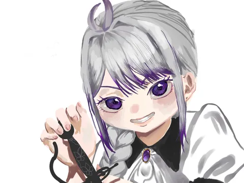 紫眼の少女と黒い刀