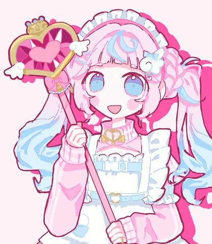 心を照らすハートの杖