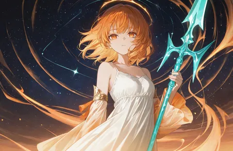星空の聖女、蒼き槍を携えて