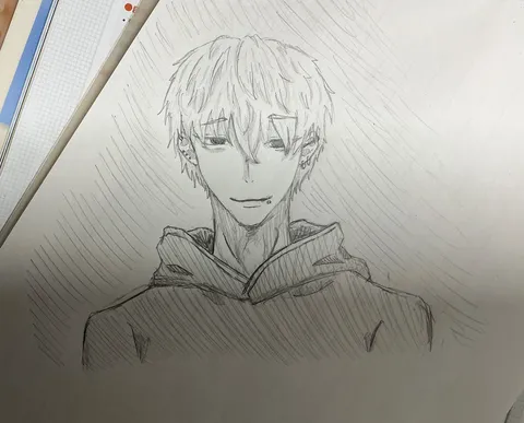 描かれた憂いを帯びた表情