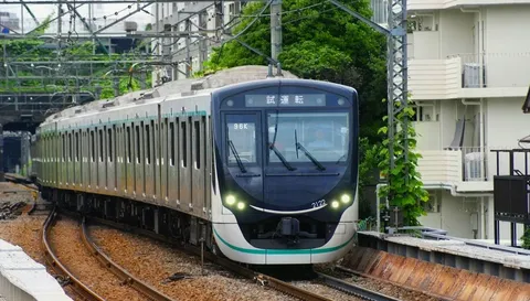 試運転中の顔